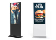 Floor Free Standing 500cd/m2 43'' 49'' Indoor Digital Signage Advertising Kiosk