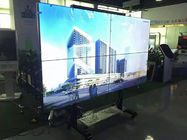 DVI VGA 3.5mm Bezel Lcd Wall Panel 55 Inch Tempratured Glass