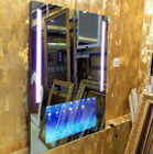 Indoor Creative Smart Magic LCD Screen Automatic Sensor Mirror Display for Bathroom