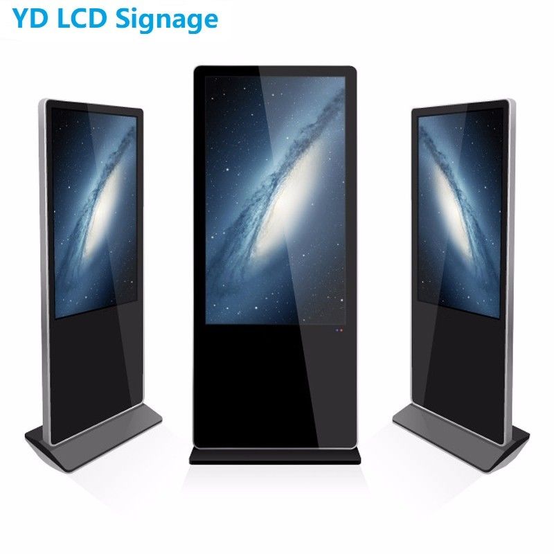Free Standing Interactive Touch Kiosk With Light Box