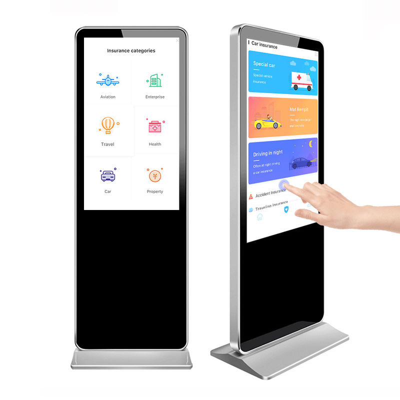 LCD Touch Screen Kiosk Advertising Player Floor Stand Digital Signage/Totem/Kiosk